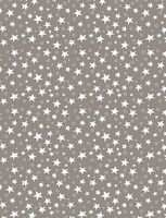 Простыня хлопковая на резинке "Stars Grey" (160х200х25 см)