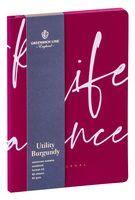 Записная книжка в клетку "Burgundy" (А5)
