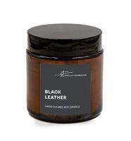 Свеча декоративная ароматизированная "Black Leather"