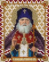 Вышивка бисером "Икона Святителя Луки Войно-Ясенецкого Архиепископа Крымского" (85х110 мм)