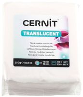 Глина полимерная "CERNIT Trans" (белый; 250 г)