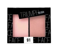 Румяна "Triumph Blush" тон: 91, персиковый беж/холодный розовый
