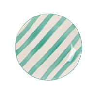 Тарелка керамическая "Райе" (195 мм; бирюзовый)