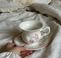 Кружка с блюдцем "Неженка"