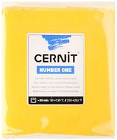 Глина полимерная "CERNIT Number One" (желтый; 250 г)