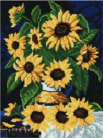 Алмазная вышивка-мозаика "Любимые цветы Ван Гога" (300х400 мм)