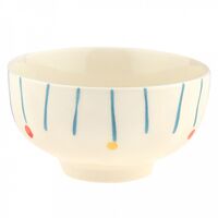 Салатник фарфоровый "Карусель" (350 мл; кремовый)