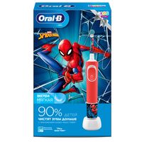 Подарочная электрическая зубная щетка Oral-B Kids D100.413.2K Spiderman (тип 3710)