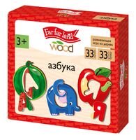 Азбука деревянная