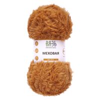Пряжа "Меховая №13" (100 г; 55 м; горчичный)