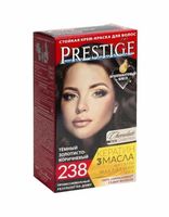 Крем-краска для волос "Vips Prestige" тон: 238, тёмный золотисто-коричневый