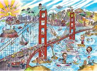 Пазл "Сан-Франциско" (1000 деталей)