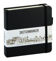 Скетчбук "Sketchmarker" (120х120 мм; черный)