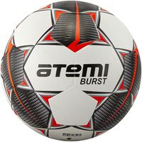 Мяч футбольный Atemi "Burst" №5 (чёрно-бело-красный)