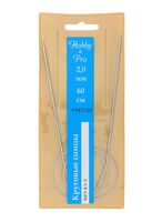 Спицы круговые для вязания (металл; 2 мм; 60 см)