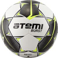 Мяч футбольный Atemi "Burst" №5 (чёрно-бело-жёлтый)