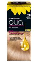 Крем-краска для волос "Garnier Olia" тон: 9.0, очень светло-русый