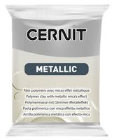 Глина полимерная "CERNIT Metallic" (серебро; 56 г)