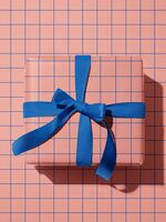 Бумага упаковочная "Клетка" (67х100 см; розовый)