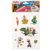 Гелевые многоразовые наклейки. Буба