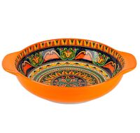 Салатник фарфоровый "Arabesque" (1,2 л; оранжевый)