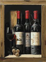 Картина по номерам "Коллекционное вино" (300х400 мм)