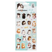 Наклейки объемные "Woof"