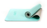 Коврик для йоги и фитнеса Core FM-201 (173х61х0,7 см; мятный/серый)