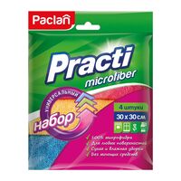 Набор салфеток для уборки "Practi Microfiber" (4 шт.)