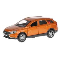 Машинка инерционная "Lada Vesta SW Cross" (золотой)