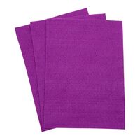 Фетр листовой мягкий "Astra" (20х30 см; фиолетовый; 3 листа)