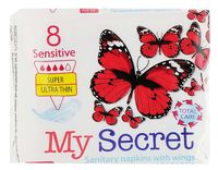 Гигиенические прокладки "My Secret Sensitive Super" (8 шт.)