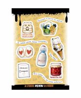 Набор 3D наклеек "Фуд мемы"