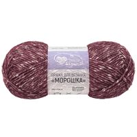 Пряжа "Морошка №180" (100 г; 175 м; темно-красный)