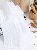 Полотенце вафельное (100х150 см; белый)