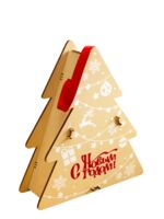 Сборная деревянная модель "Коробка. Ёлка"