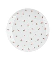 Тарелка плоская керамическая "Цветы" (200 мм)