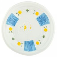 Тарелка глубокая фарфоровая "Чайка" (215х218х34 мм)