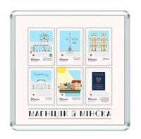 Магнит на холодильник "Магніцік з Мінска"