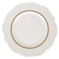 Тарелка фарфоровая "White chic" (265 мм)