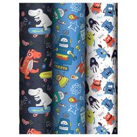 Бумага упаковочная "Monsters" (70х100 см)