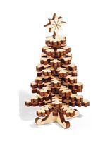 Сборная деревянная модель "Ёлочка 3D маленькая"