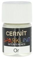 Мика-порошок "CERNIT Sparkling powder. Interference" (золото; 5 г)