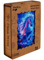 Деревянный пазл-копилка "Морозное Чудо" (80 элементов)