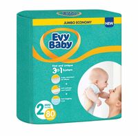 Подгузники "Evy Baby Mini" (3-6 кг; 80 шт.)