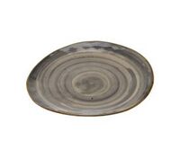 Тарелка мелкая керамическая "Хорека" (275х250 мм; дымка)