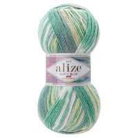 Пряжа "Happy Baby New. Multi Colors №52996" (100 г; 320 м; секционный)