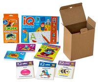 Посылка. Мини-комплект IQ-игр. Учимся читать словосочетания и предложения