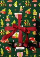 Бумага упаковочная "Гринч" (67х100 см)