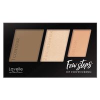 Палетка для контуринга лица "Few steps" тон: 02, peach beige